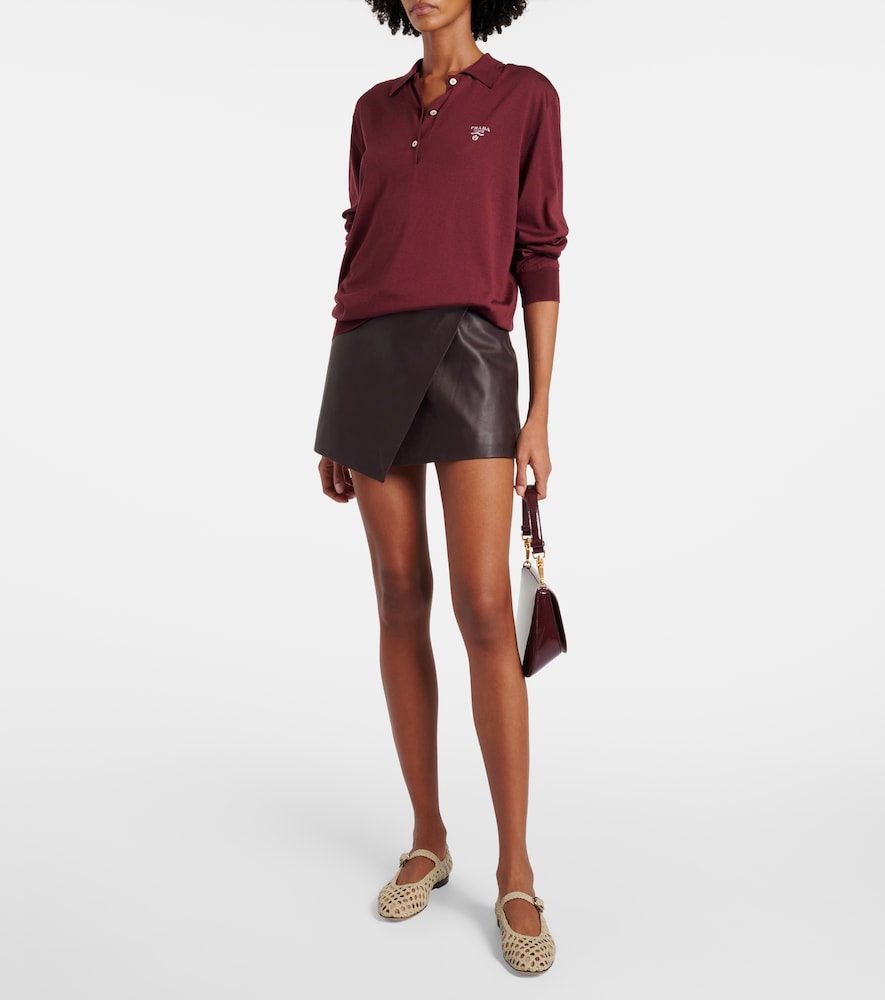 Le Monde Beryl Woven leather ballet flats