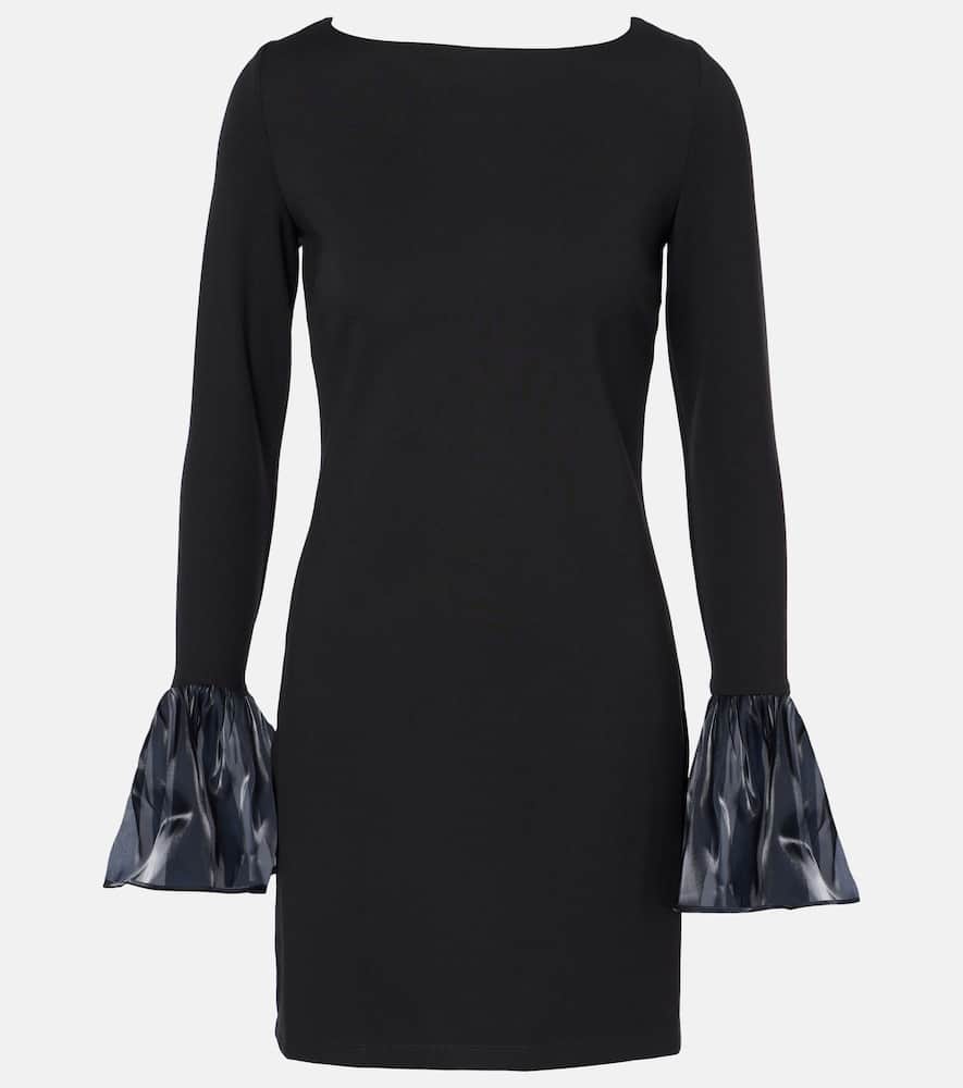 Staud Hawthorne organza-trimmed minidress
