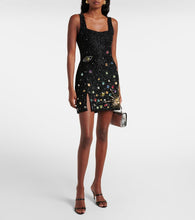 Staud Le Sable rhinestone-embellished minidress