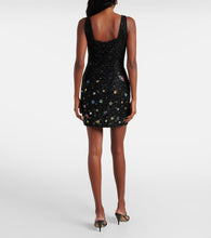 Staud Le Sable rhinestone-embellished minidress