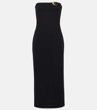 Staud Beekman strapless midi dress
