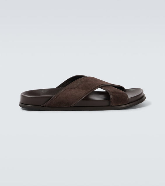 Brioni Suede slides