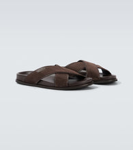 Brioni Suede slides