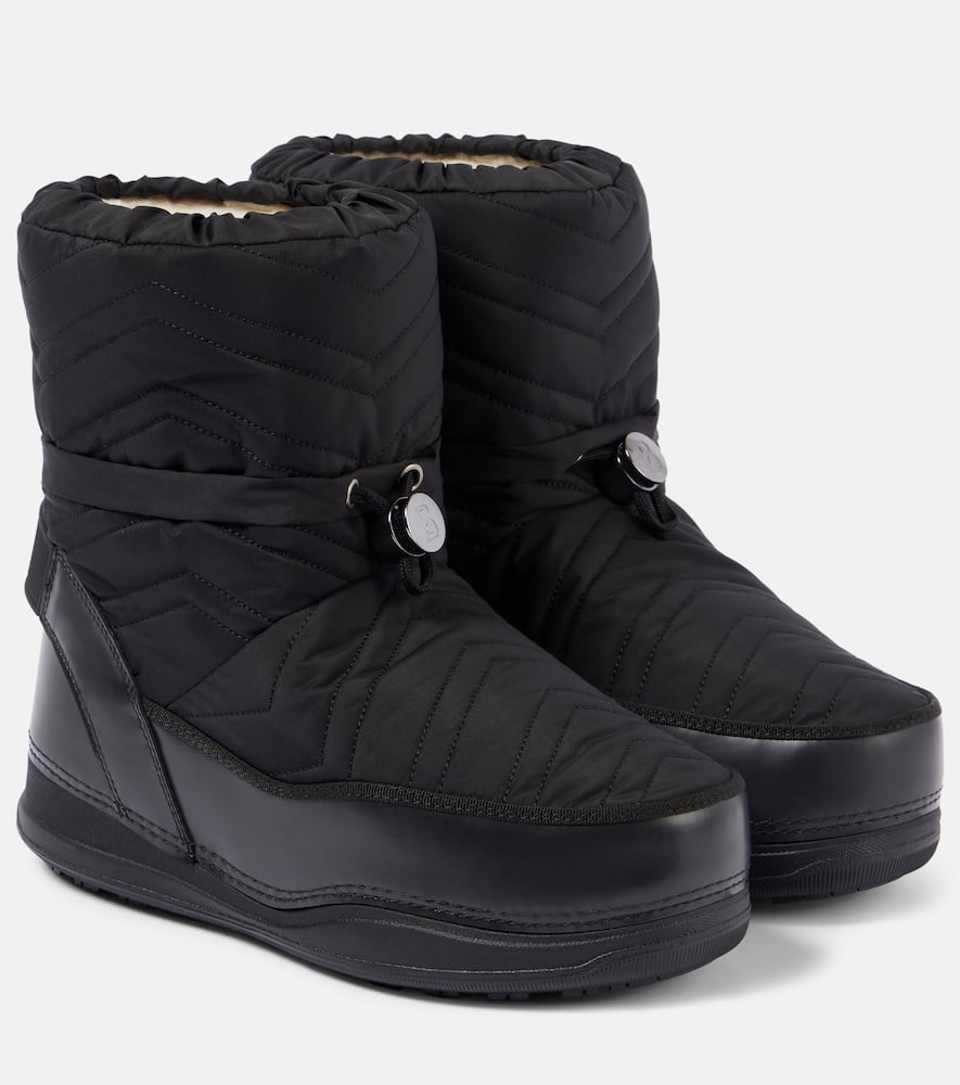 Bogner La Plagne faux leather snow boots