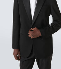 Saint Laurent Wool grain de poudre tuxedo jacket