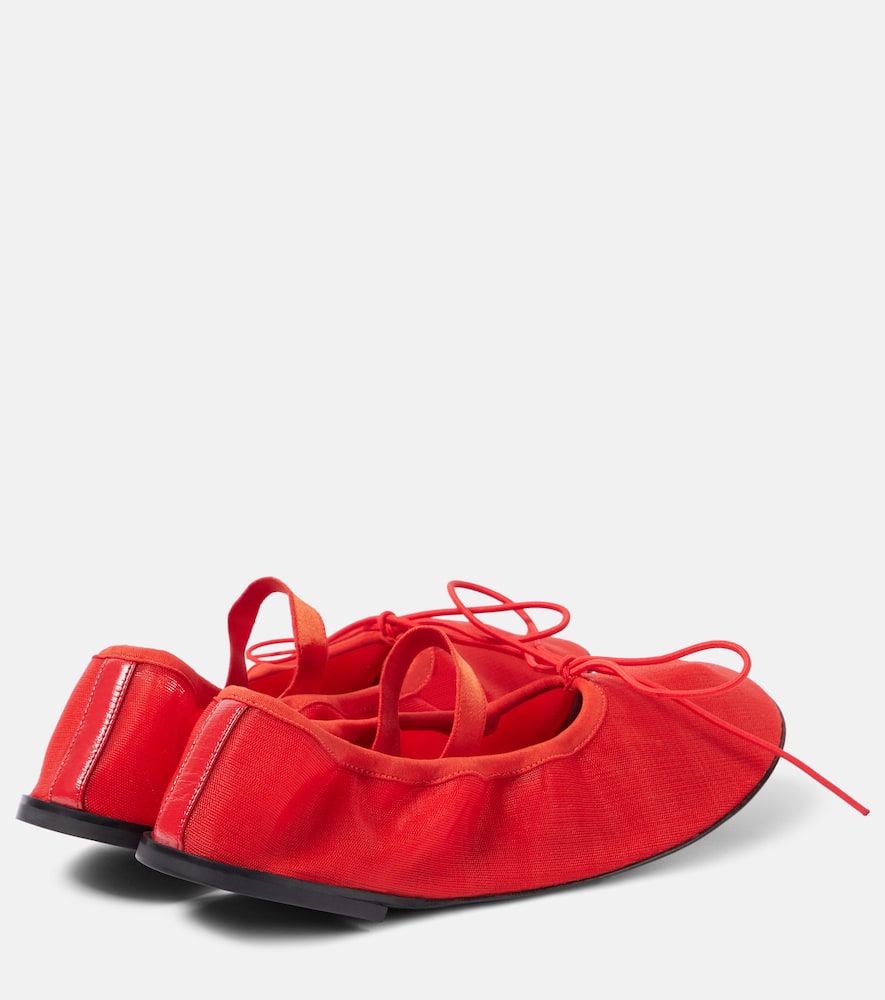Proenza Schouler Glove mesh Mary Jane flats