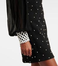 Rebecca Vallance Alivia embellished cr√É¬™pe minidress
