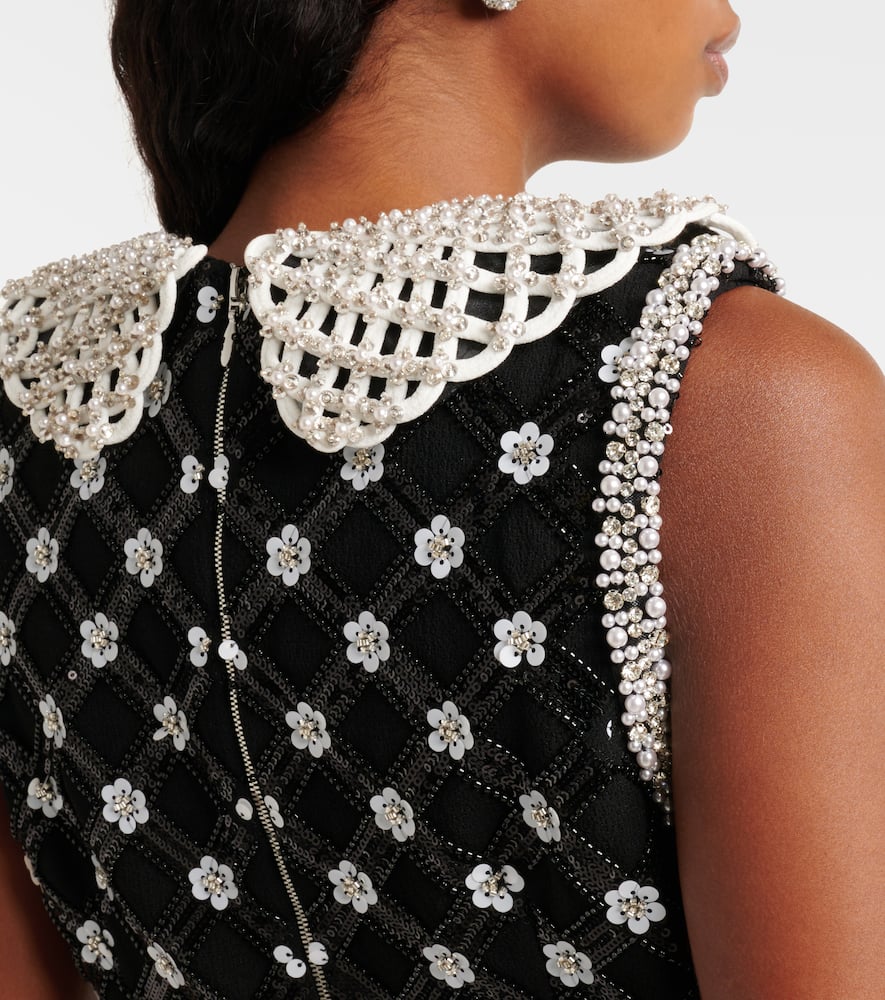 Rebecca Vallance Alivia embellished shift dress