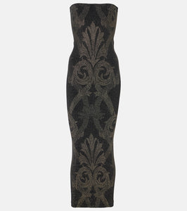 Wolford x Etro lam√É¬© jacquard midi dress