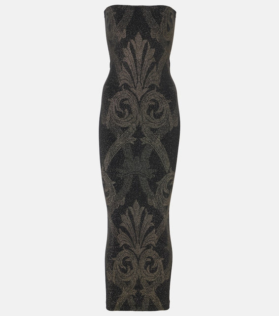 Wolford x Etro lam√É¬© jacquard midi dress