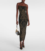 Wolford x Etro lam√É¬© jacquard midi dress