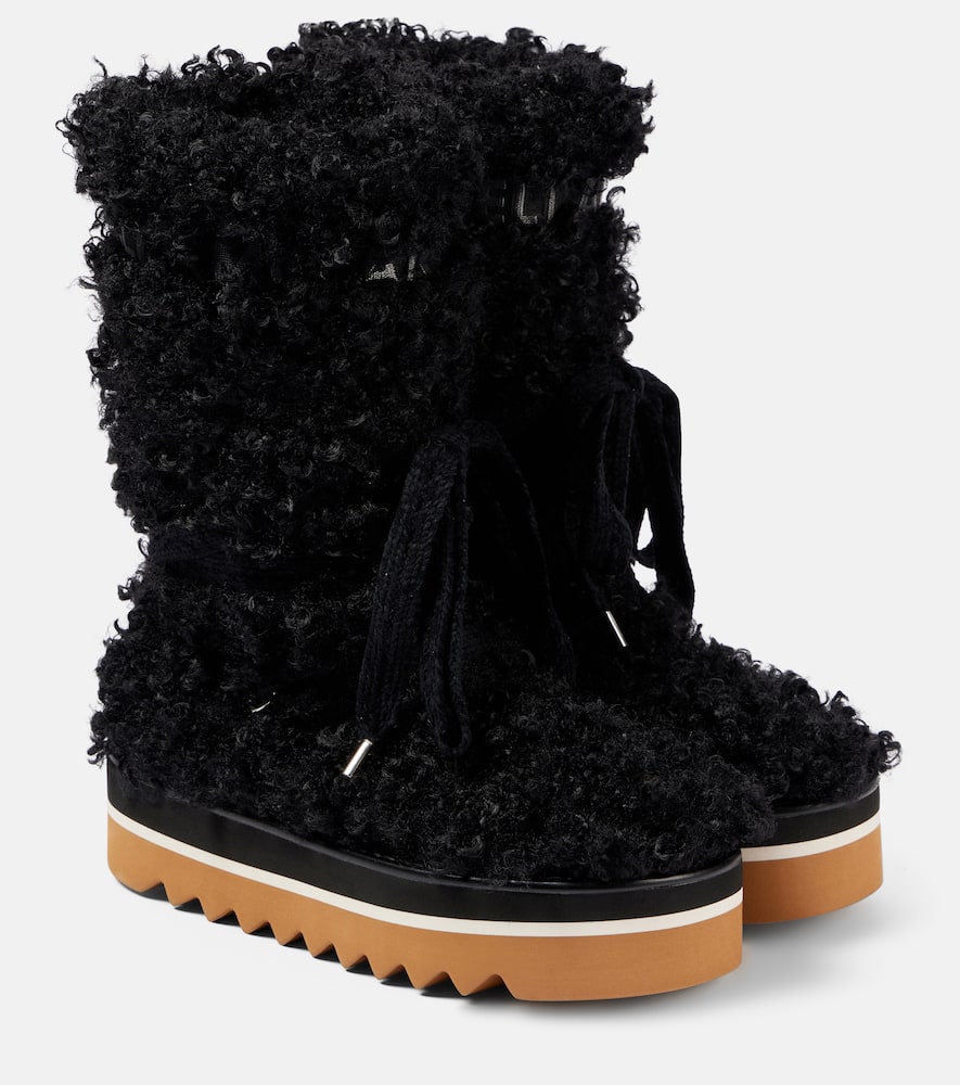 Stella McCartney Elyse faux fur snow boots