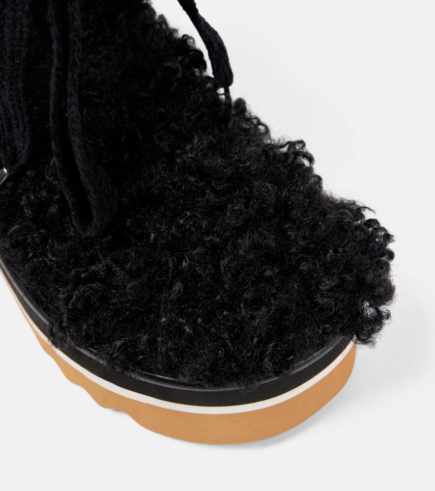 Stella McCartney Elyse faux fur snow boots