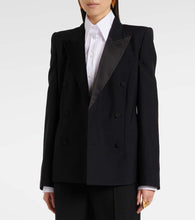 Alexander McQueen Double-breasted wool blazer