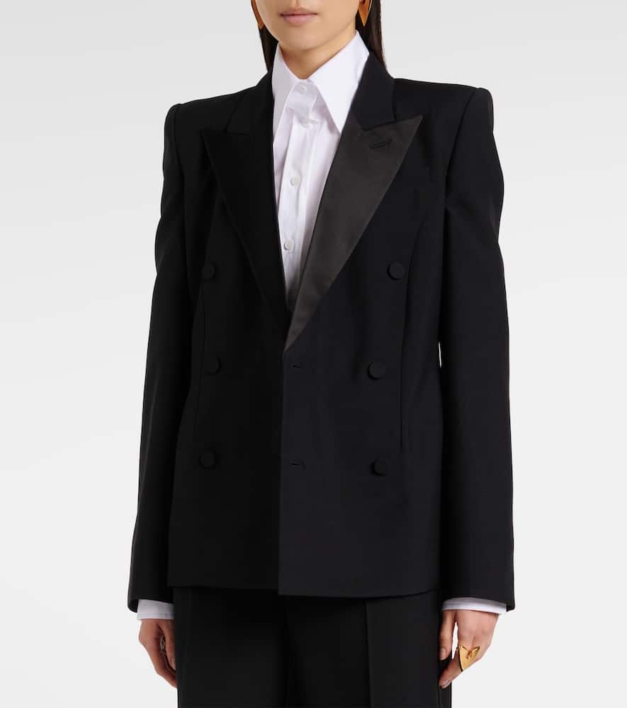 Alexander McQueen Double-breasted wool blazer