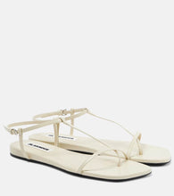 Jil Sander Leather thong sandals