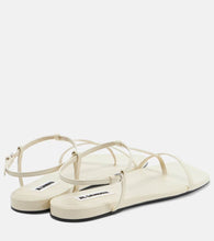 Jil Sander Leather thong sandals