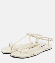 Jil Sander Leather thong sandals