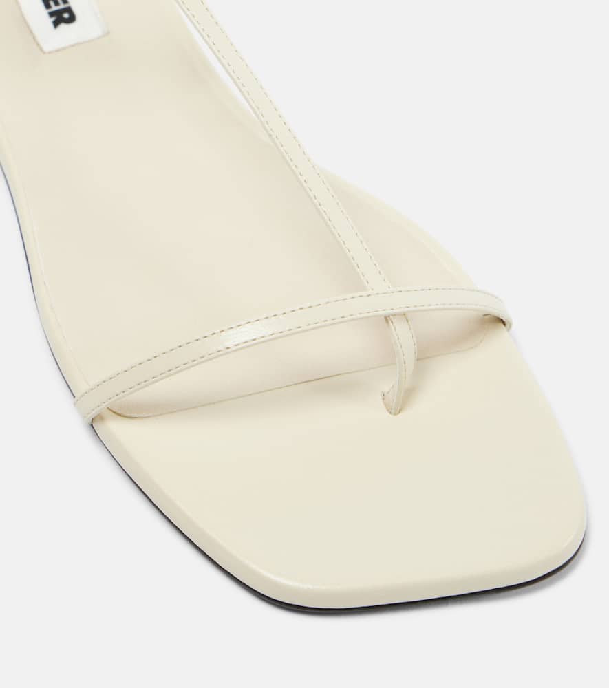Jil Sander Leather thong sandals