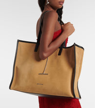 Alexander McQueen Pendant Large suede shopper