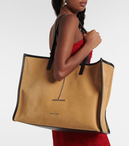 Alexander McQueen Pendant Large suede shopper