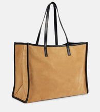 Alexander McQueen Pendant Large suede shopper