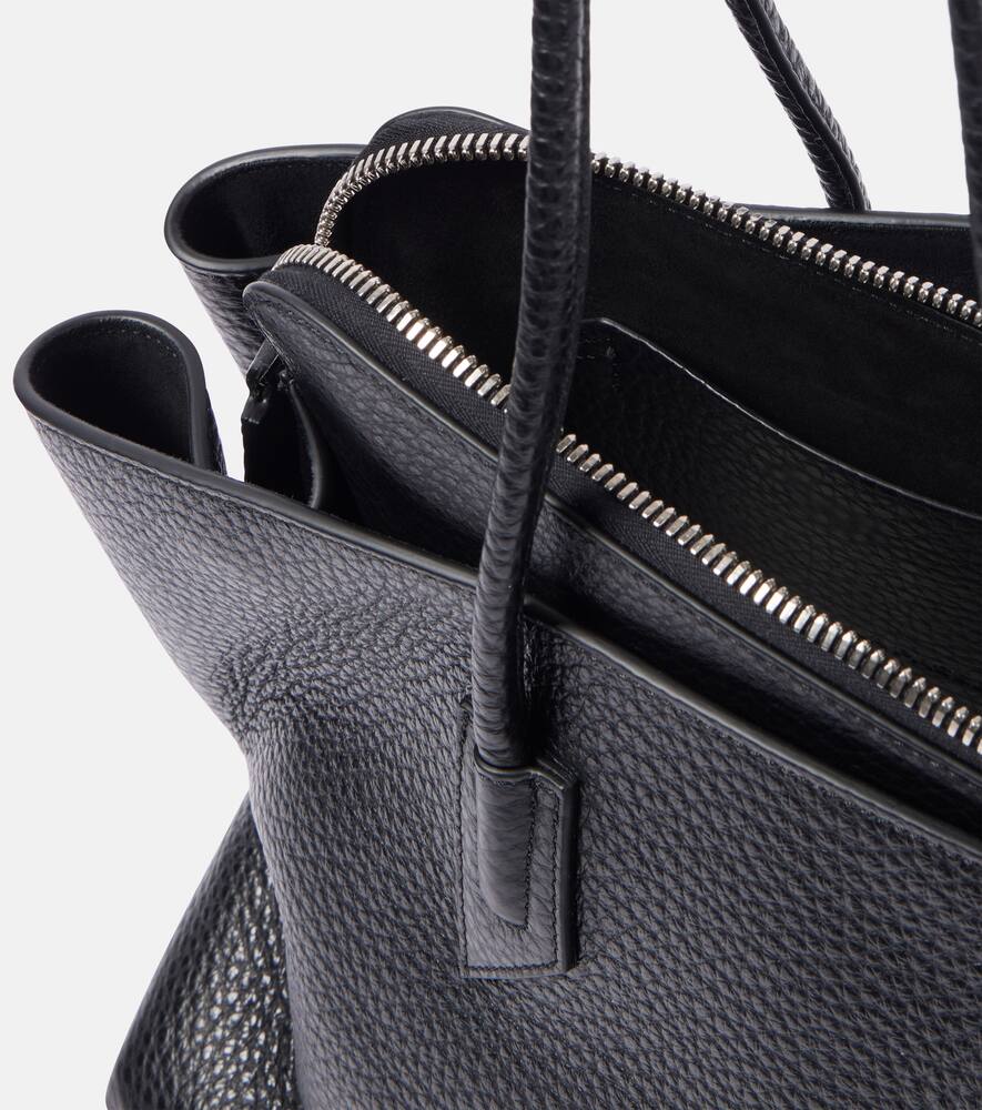 The Attico La Passeggiata Large leather tote bag