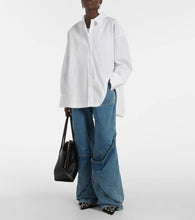 The Attico La Passeggiata Large leather tote bag