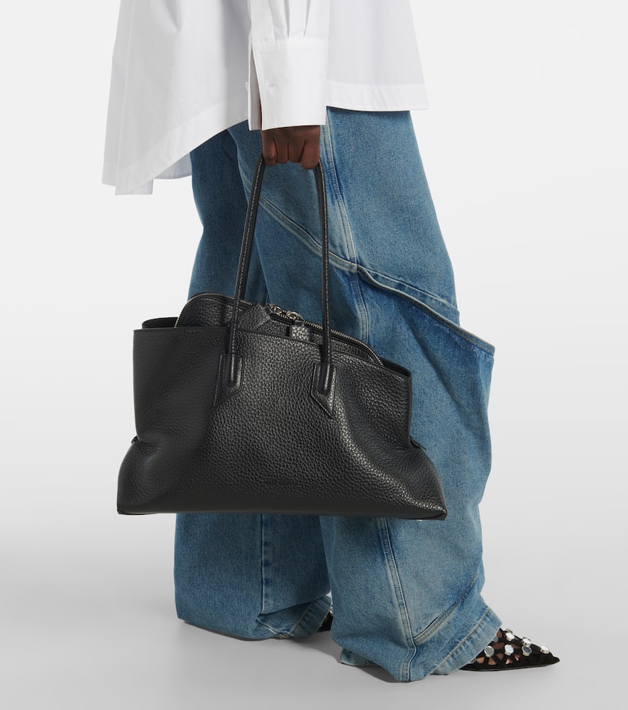 The Attico La Passeggiata Large leather tote bag