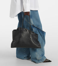 The Attico La Passeggiata Large leather tote bag