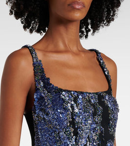Dries Van Noten Sequined gown