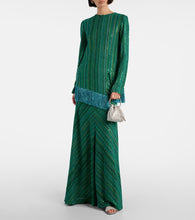 Jimmy Choo Bon Bon Micro laser-cut satin bucket bag