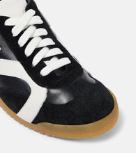Proenza Schouler Track suede-trimmed leather sneakers