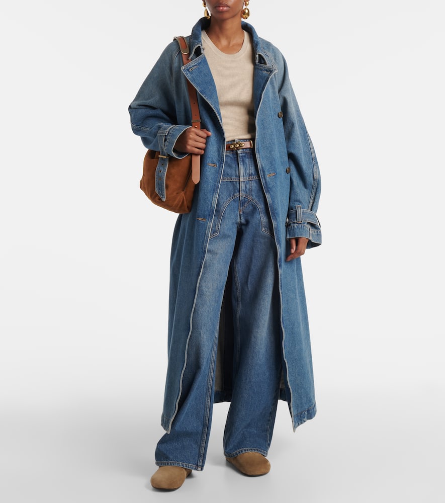 Isabel Marant Mirvin shearling-lined suede clogs