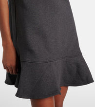 Ganni Striped cotton polo dress