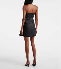 SIR Halter neck linen minidress