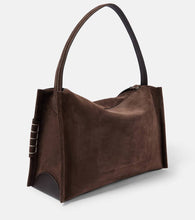 JW Anderson Loafer Large suede tote bag