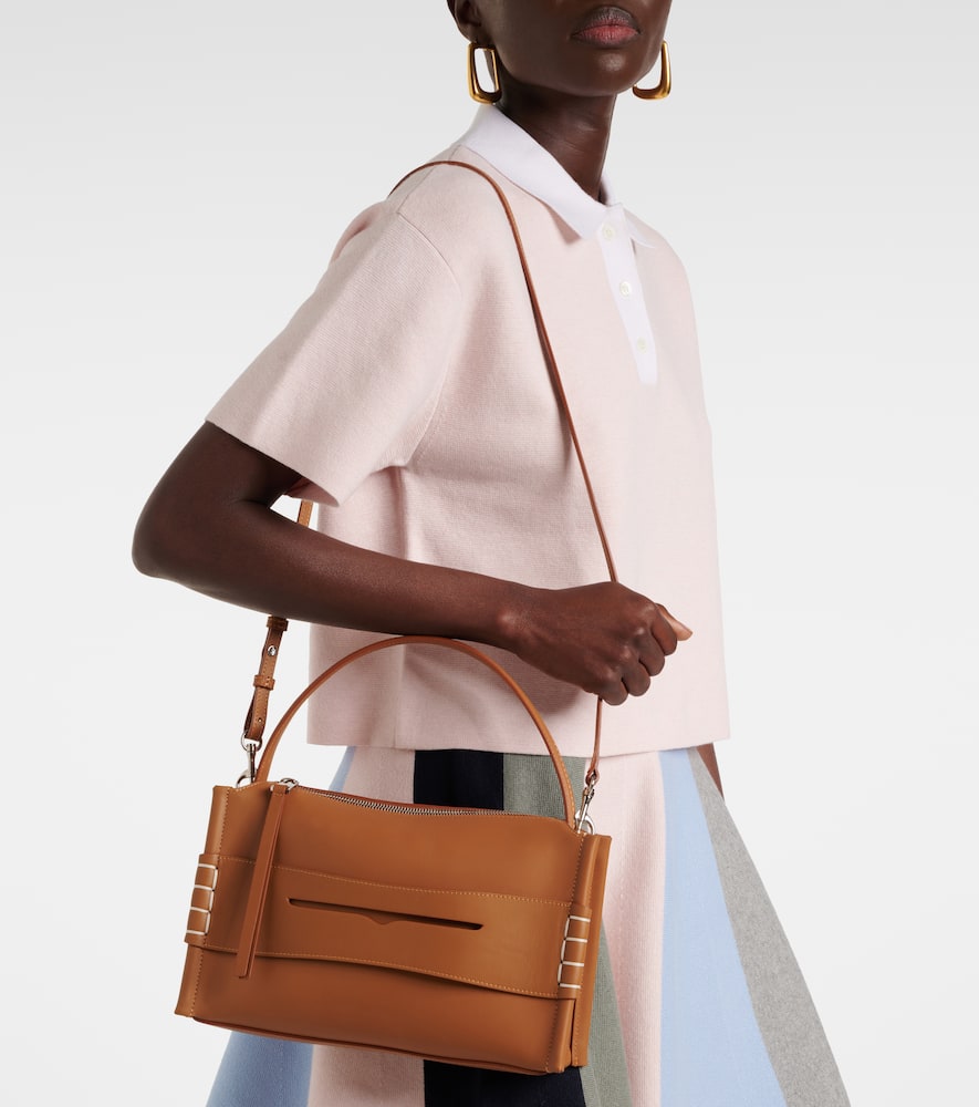 JW Anderson Loafer leather shoulder bag