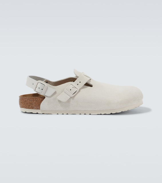 Birkenstock Tokio suede slingback clogs