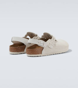 Birkenstock Tokio suede slingback clogs