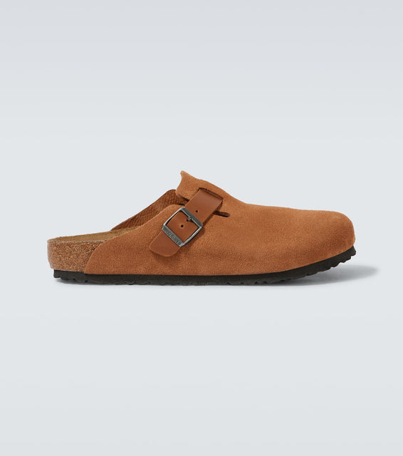 Birkenstock Boston suede clogs