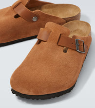 Birkenstock Boston suede clogs