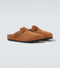Birkenstock Boston suede clogs