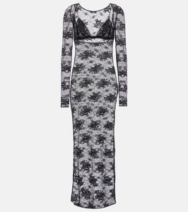 Oseree Lace maxi dress