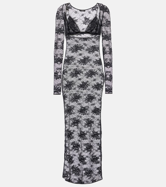 Oseree Lace maxi dress