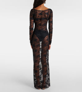 Oseree Lace maxi dress