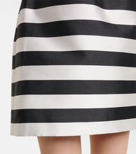Rebecca Vallance Irene striped strapless minidress