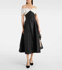 Rebecca Vallance Eliza off-shoulder midi dress