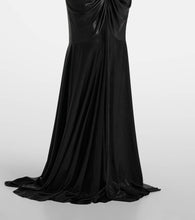 Norma Kamali Ruched lam√É¬© gown