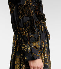 Simkhai Marzia lam√É¬© velvet wrap dress